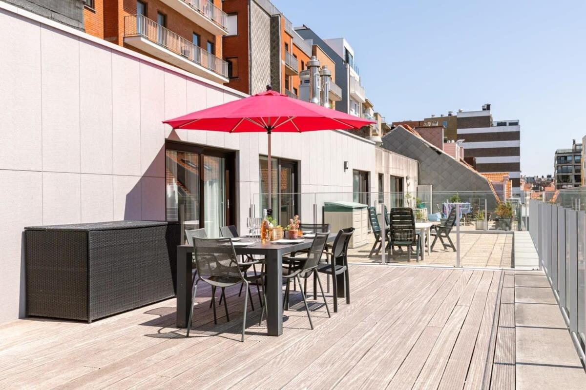 Huswell - Sunny Apartment In Knokke-Heist With Big Terrace エクステリア 写真